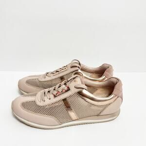 Michael Michael Kors Maggie Trainer Pink Mesh Shoes Size 9.5